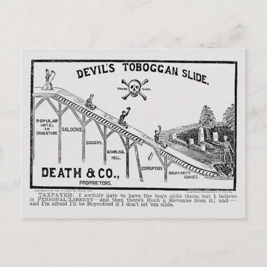 Carte Postale Mouvement de température, 1887 (Devant)