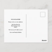 Carte Postale MOUVEMENT FAIRE-PART Cute Daisy Bouquet peint main (Dos)