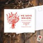 Carte Postale MOUVEMENT Fleur sauvage FAIRE-PART Bouquet mignon<br><div class="desc">Envoyez un message sur votre déménagement à des amis et des membres de votre famille avec ce bel art floral. Customisez cette carte dessinée à la main avec votre propre texte à l'avant et à l'arrière ! Customisez en cliquant sur "personnaliser" pour modifier le texte ou "modifier la conception" pour...</div>