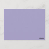 Carte Postale Moving Faire-part Dusty Blue Aquarelle Floral (Dos)