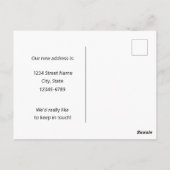 Carte Postale Moving Faire-part Georgia pêche Cherokee Rose (Dos)