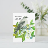 Carte Postale Moving Floride Mockingbird Sunshine (Debout devant)