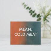 Carte Postale Moyenne, Viande froide - Uniquement les meurtres d (Debout devant)