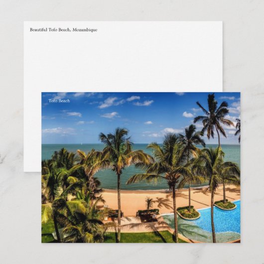 Carte postale Mozambique (Devant / Derrière)