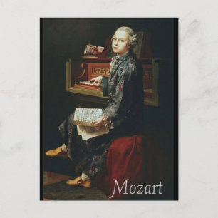 Carte Postale Mozart