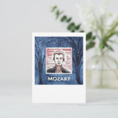 Carte postale Mozart (Debout devant)