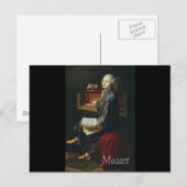 Carte Postale Mozart (Devant / Derrière)