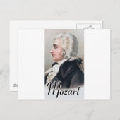 Carte Postale Mozart (Devant / Derrière)
