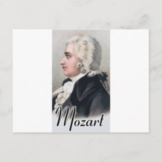 Carte Postale Mozart