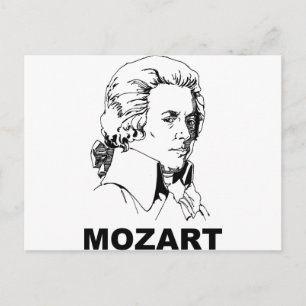 Carte Postale Mozart