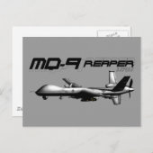 CARTE POSTALE MQ-9 (Devant / Derrière)