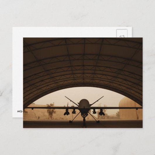 CARTE POSTALE MQ-9 (Devant / Derrière)