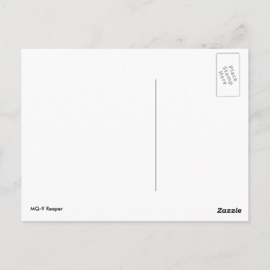 CARTE POSTALE MQ-9 (Dos)