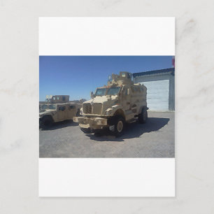 CARTE POSTALE MRAP US MILITARY ARMOR