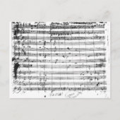 Carte Postale Ms.1548 Ouverture de l'opéra "Don Giovanni" (Devant)