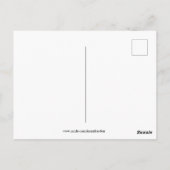 CARTE POSTALE MS. LA SOURIS FAIT UN CHAPEAU SANTA (Dos)