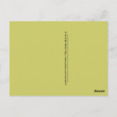 Carte Postale Ms. Martzkin Blooming Postcard © 2012 M. Martz (Dos)