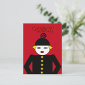 Carte Postale Ms. Martzkin Pop Art Postcard © 2012 M. Martz (Debout devant)