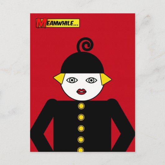 Carte Postale Ms. Martzkin Pop Art Postcard © 2012 M. Martz (Devant)