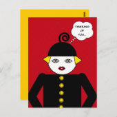 Carte Postale Ms. Martzkin Pop Art Postcard © 2012 M. Martz (Devant / Derrière)