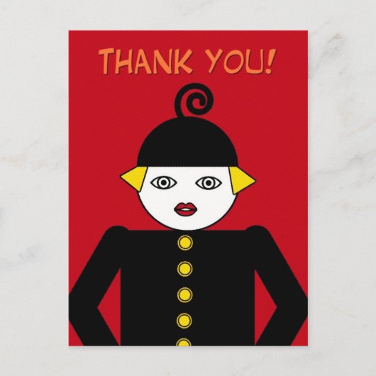 Carte Postale Ms. Martzkin Pop Art Postcard © 2012 M. Martz (Devant)