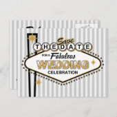 Carte postale MST de mariage à Las Vegas (Devant / Derrière)