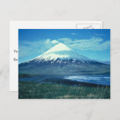 Carte Postale Mt. Cleveland, île de Chuginadak (Devant / Derrière)