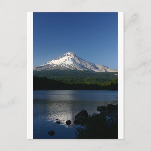 Carte Postale Mt Hood du lac Trillium (Devant)