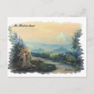 Carte Postale Mt Hood Oregon Imprimés originaux Dolores Egger