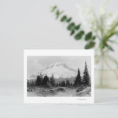 Carte Postale Mt. Hood Vue du camp du gouvernement Photo (Debout devant)