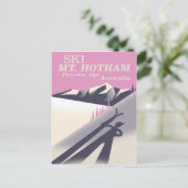 Carte Postale Mt. Hotham, affiche de ski des Alpes victoriennes. (Debout devant)