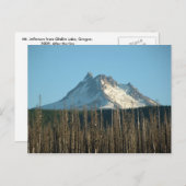 Carte Postale Mt. Jefferson du lac Olallie, 2005 (Devant / Derrière)