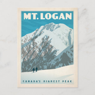 Carte Postale Mt. Logan, Canada