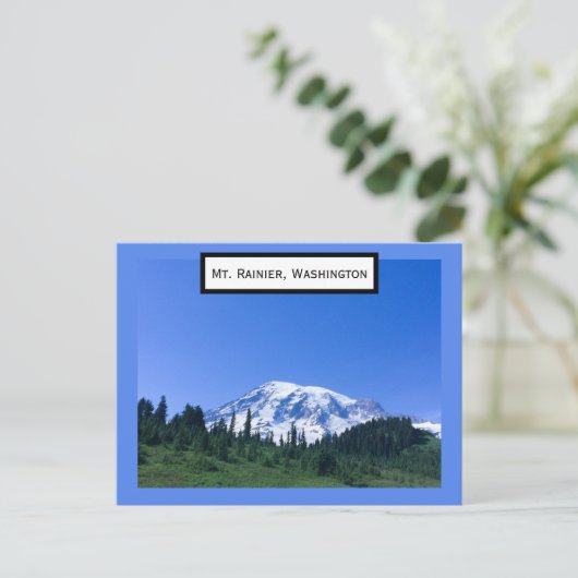 Carte postale Mt. Rainer Washington (Debout devant)