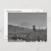 Carte Postale Mt Rainier de Gig Harbour (Devant / Derrière)