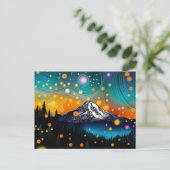 Carte Postale Mt. Rainier Starry Sky (Debout devant)