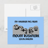 Carte Postale Mt. Rushmoore (Devant / Derrière)