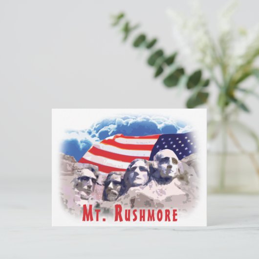 Carte Postale Mt. Rushmore (Debout devant)