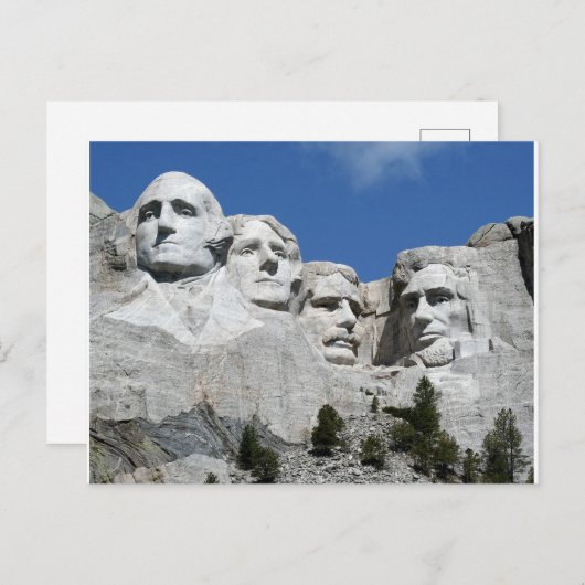 Carte postale Mt.Rushmore (Devant / Derrière)