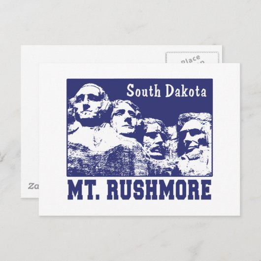 Carte Postale Mt. Rushmore (Devant / Derrière)