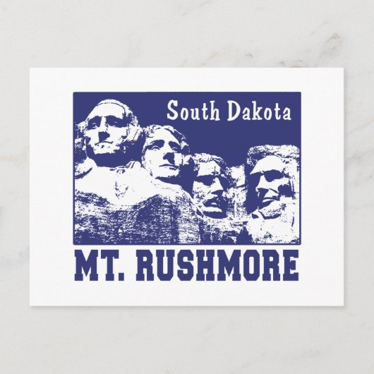 Carte Postale Mt. Rushmore (Devant)