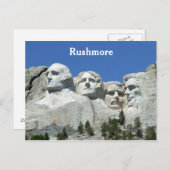 Carte Postale Mt. Rushmore (Devant / Derrière)