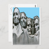Carte Postale Mt Rushmore (Devant / Derrière)