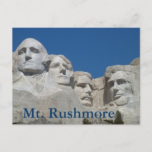 Carte Postale Mt. Rushmore (Devant)