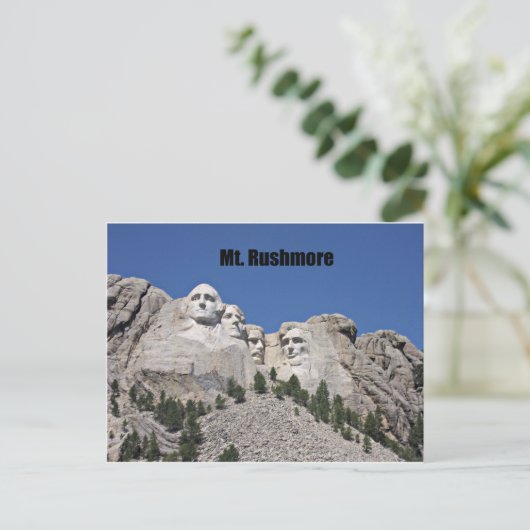 Carte Postale Mt. Rushmore (Debout devant)