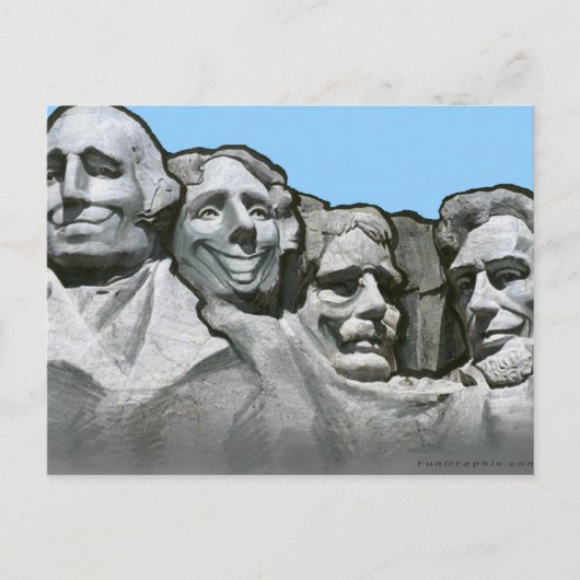 Carte Postale Mt Rushmore (Devant)