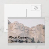 Carte Postale Mt. Rushmore (Devant / Derrière)