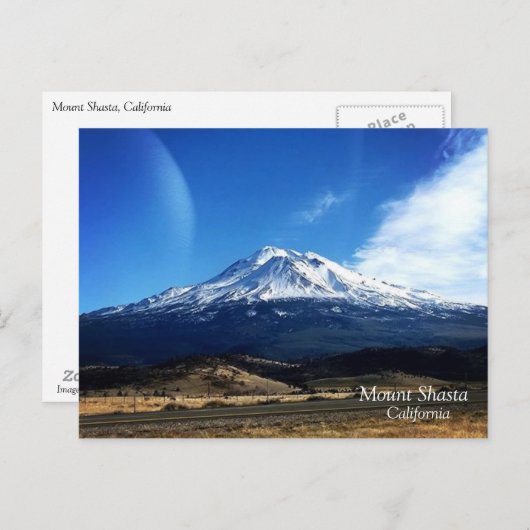Carte Postale Mt. Shasta, CA (Devant / Derrière)