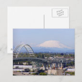 Carte postale Mt St Helens & Fremont Bridge (Devant / Derrière)