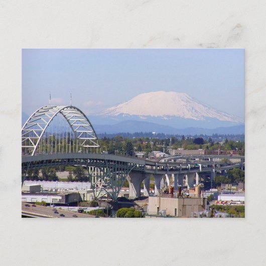 Carte postale Mt St Helens & Fremont Bridge (Devant)
